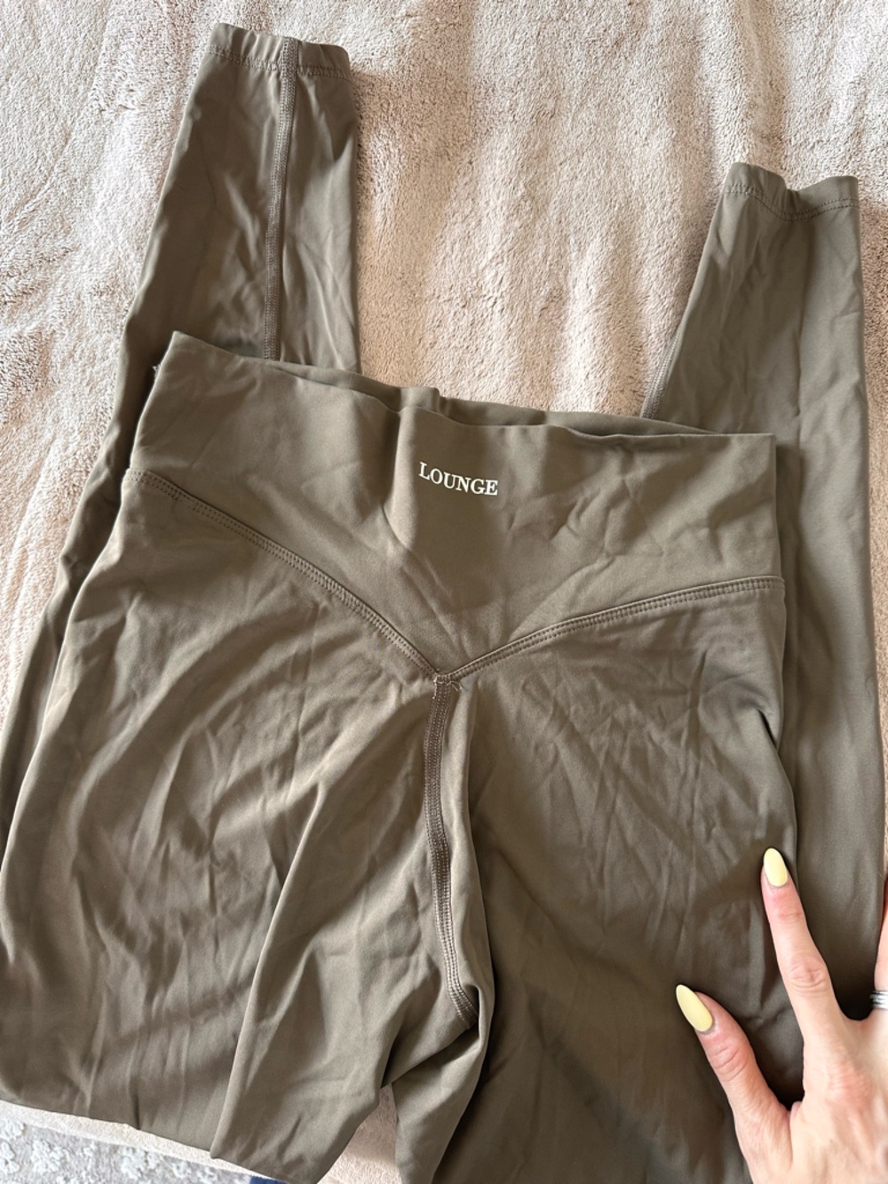Lounge High-Waist tan Leggings
